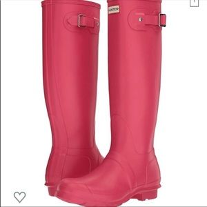 Pink Hunter Boots Size 8 🔥Make an offer